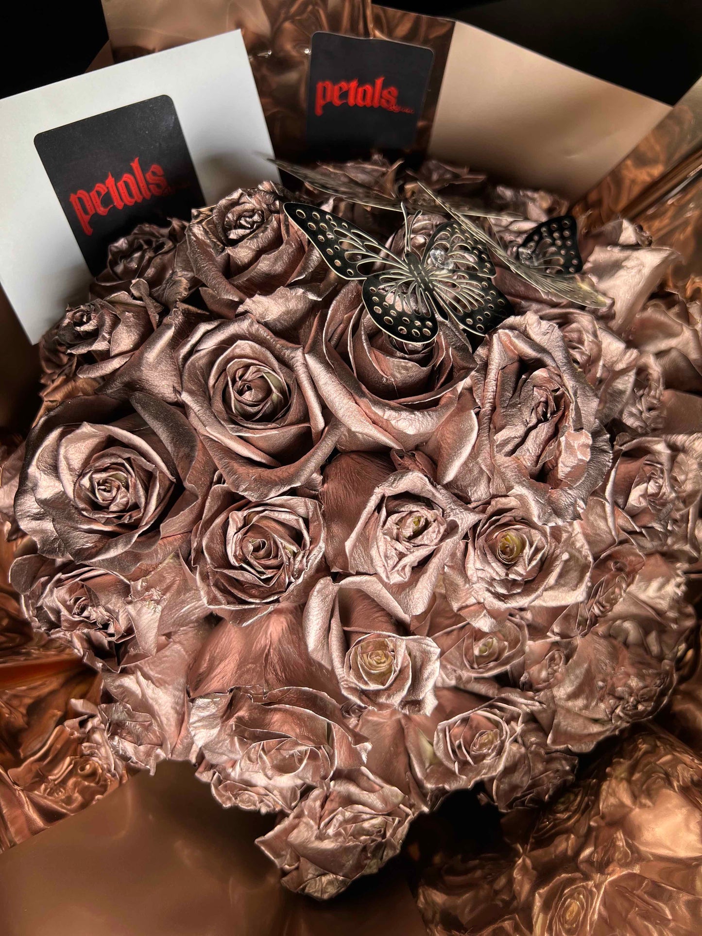 Metallic Roses