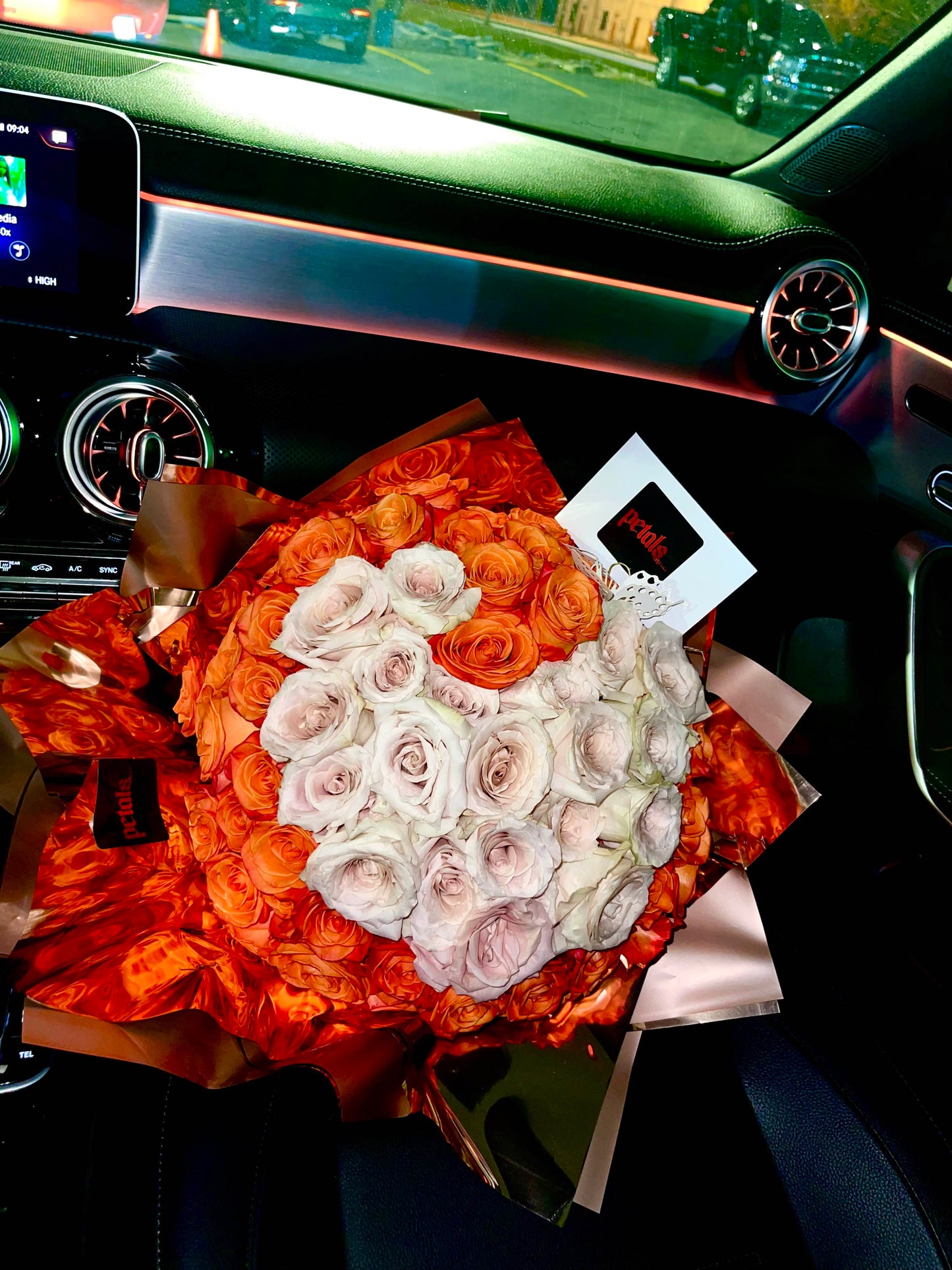 Initial or Heart Bouquet