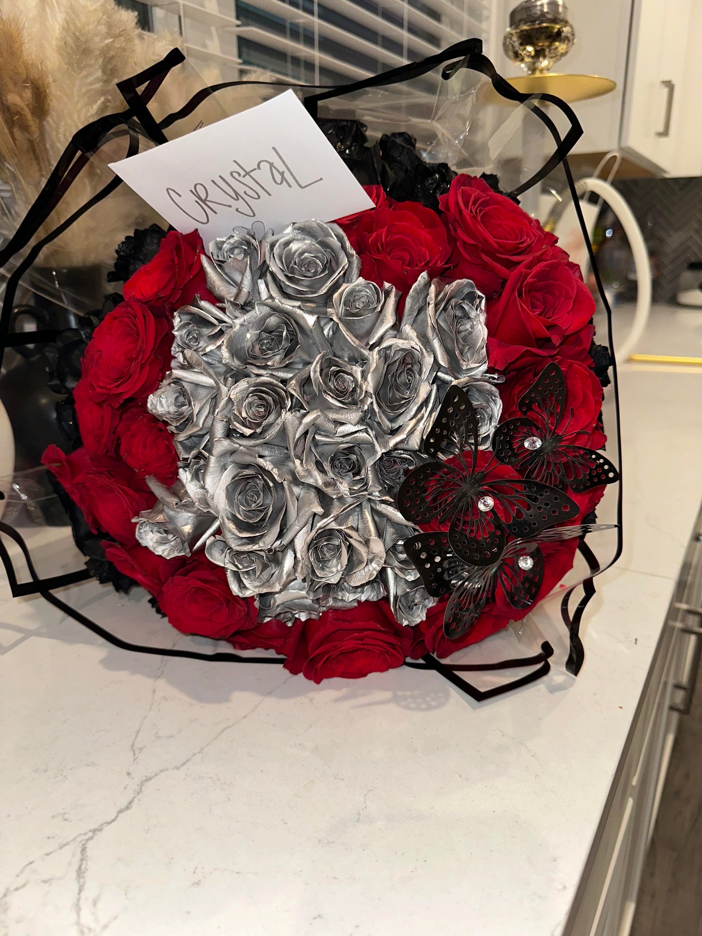 Metallic Roses