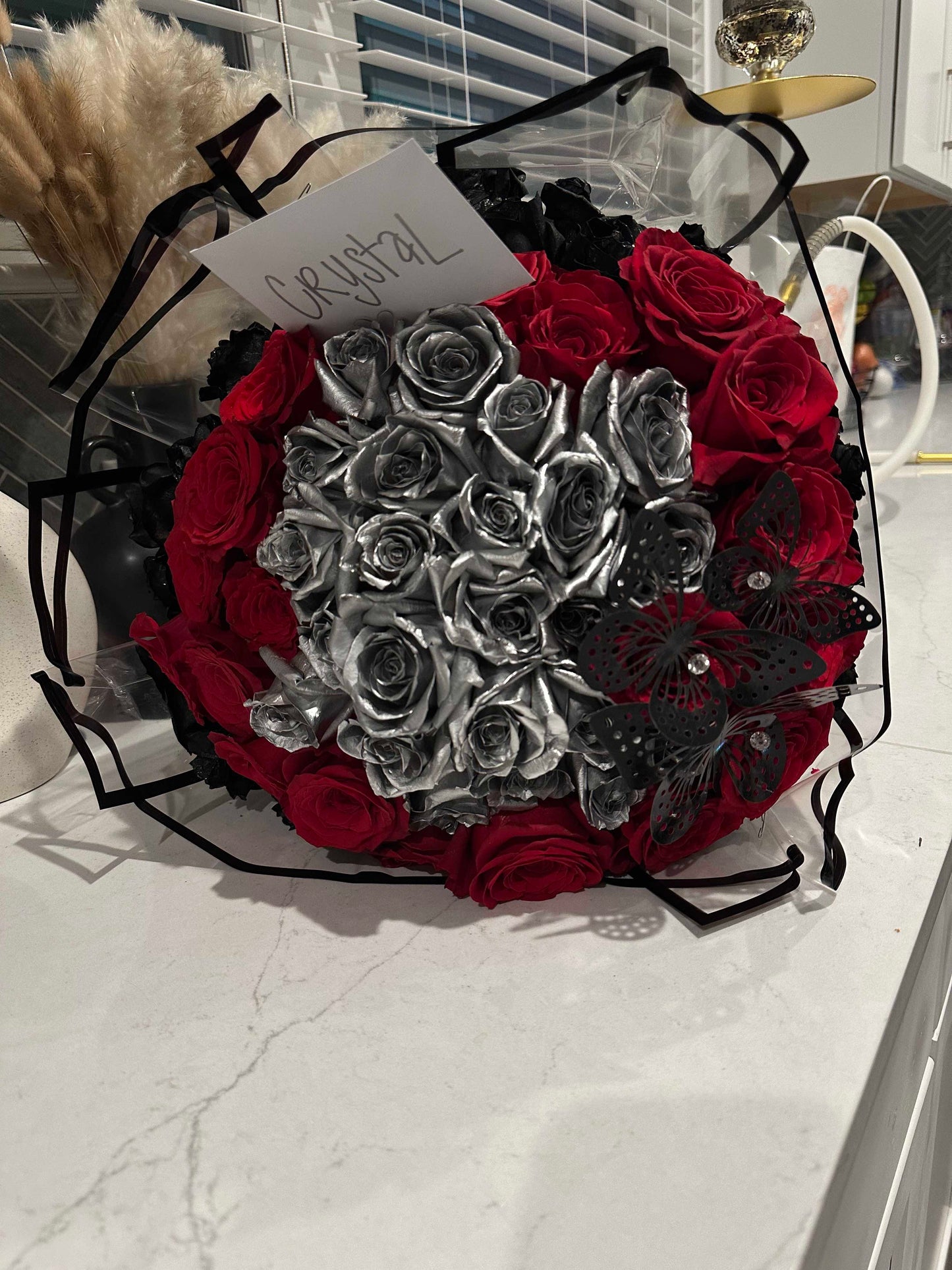 Metallic Roses