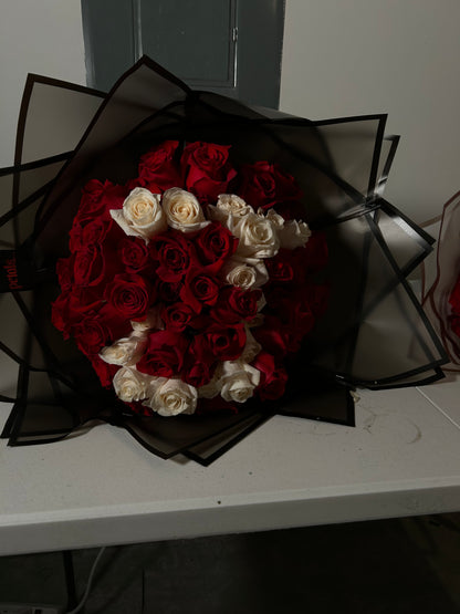 Initial or Heart Bouquet